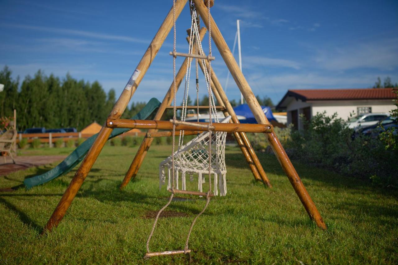 Czapla Stare Sady Panzió Mikołajki Kültér fotó