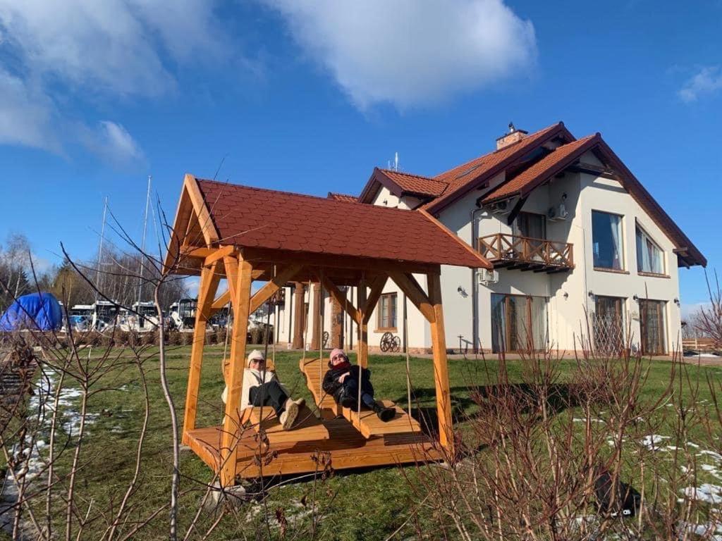 Czapla Stare Sady Panzió Mikołajki Kültér fotó